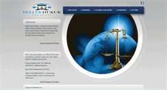 Desktop Screenshot of bellekhukuk.com